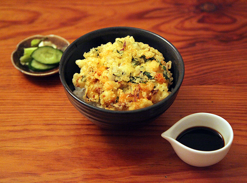 海老のかき揚げ丼